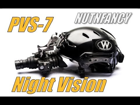 2021 Night Vision: ATN PVS 7 Gen 3 on Wendy XFIL Helmet