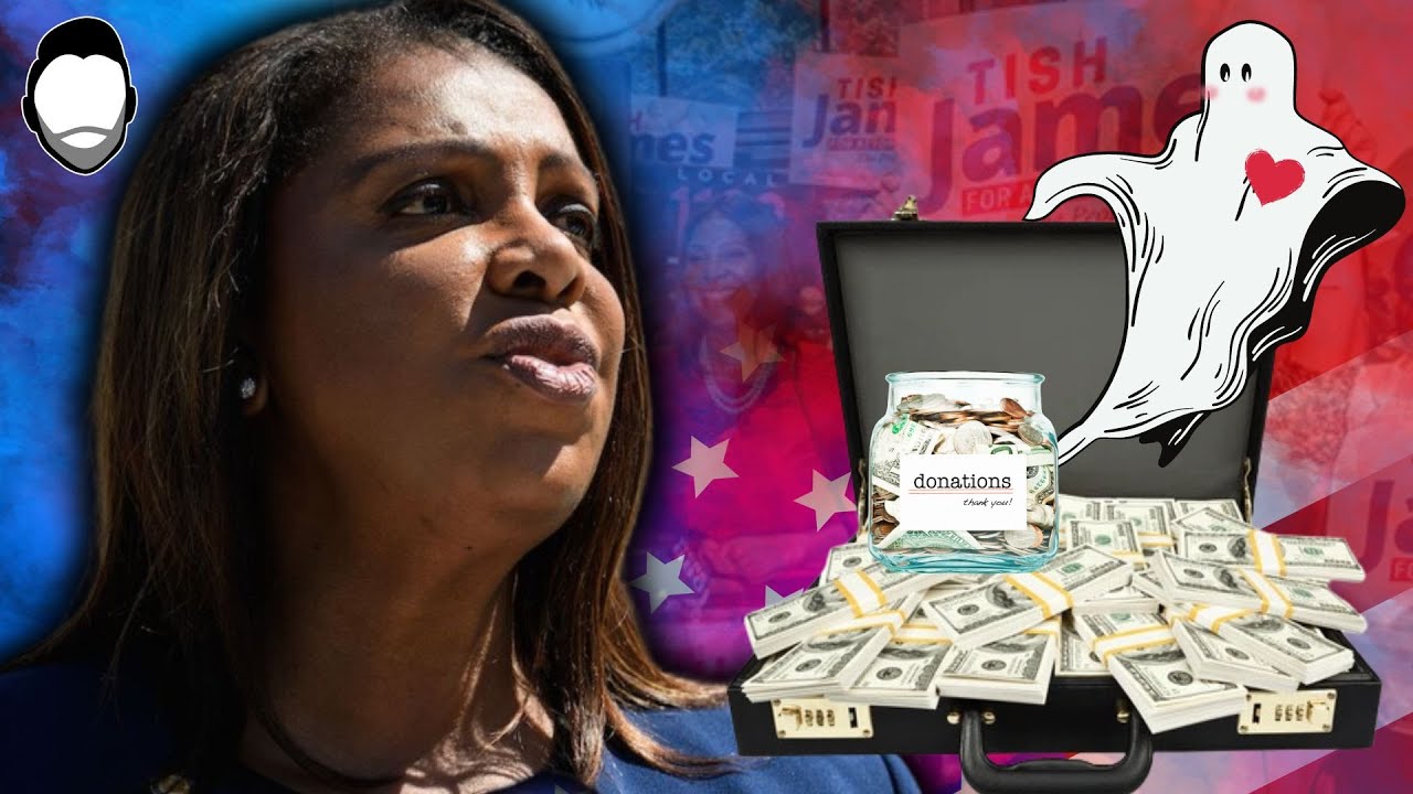 Letitia James' GHOST DONORS Fund EXTRAVAGANT Lifestyle