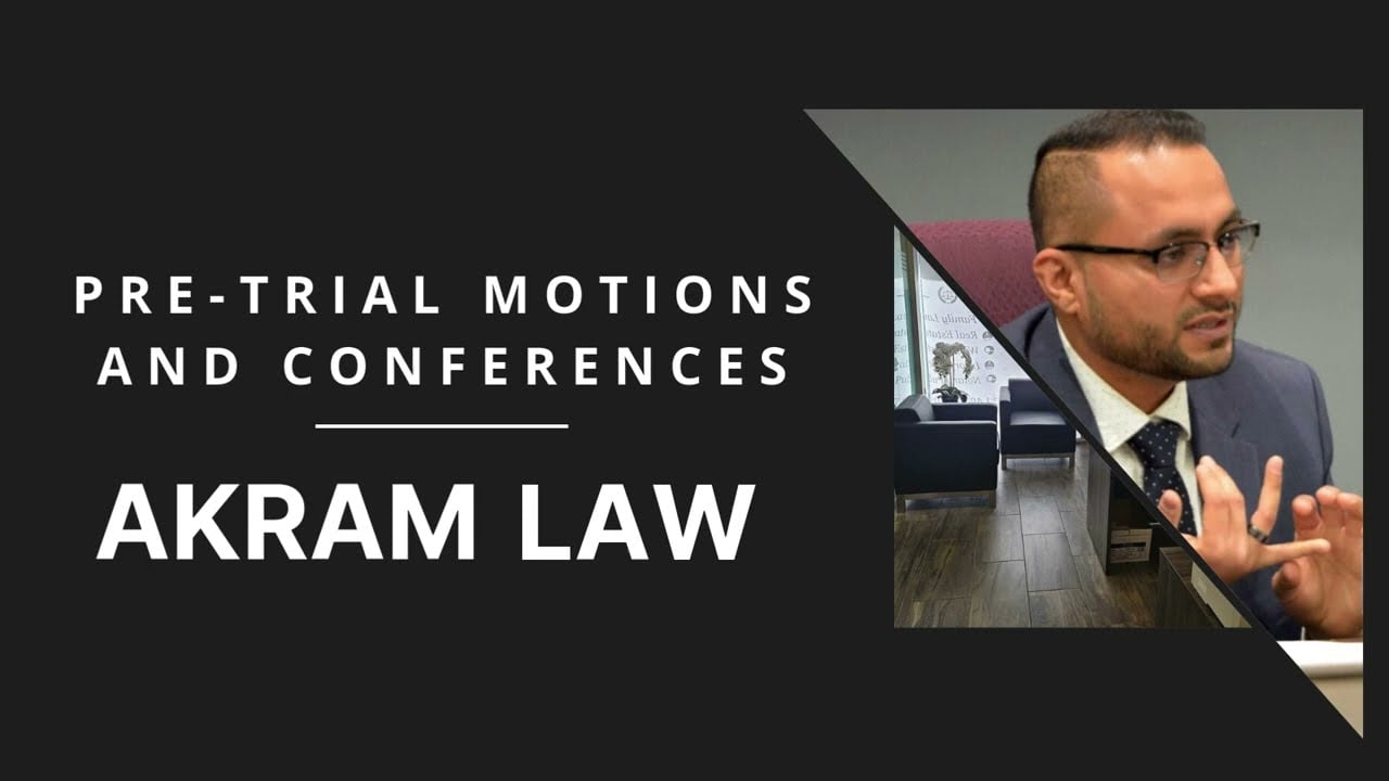 Pre-Trial Motions and Conferences