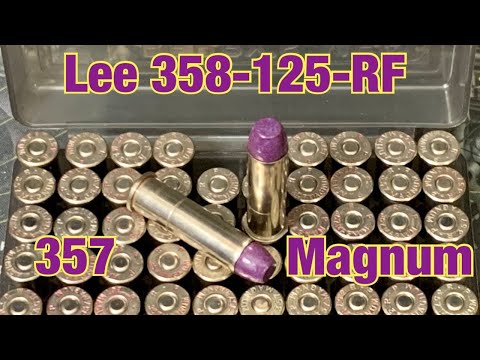 357 Magnum with Lee 358-125-RF Bullets and CFE Pistol Powder