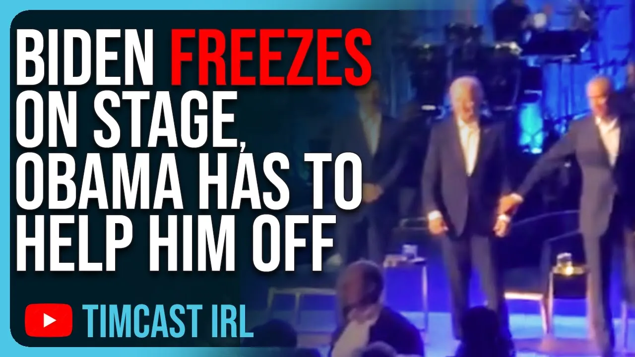 Biden FREEZES On Stage, Obama Has To HELP HIM, Democrats DENY It Happened