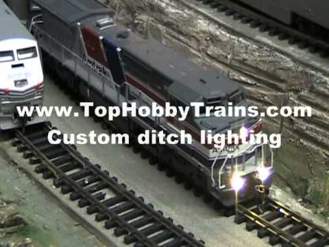 TopHobbyTrains Atlas N Scale 8-32 BHW Amtrak 'Pepsi Can' with LokSound Micro ver 4 DCC Sound