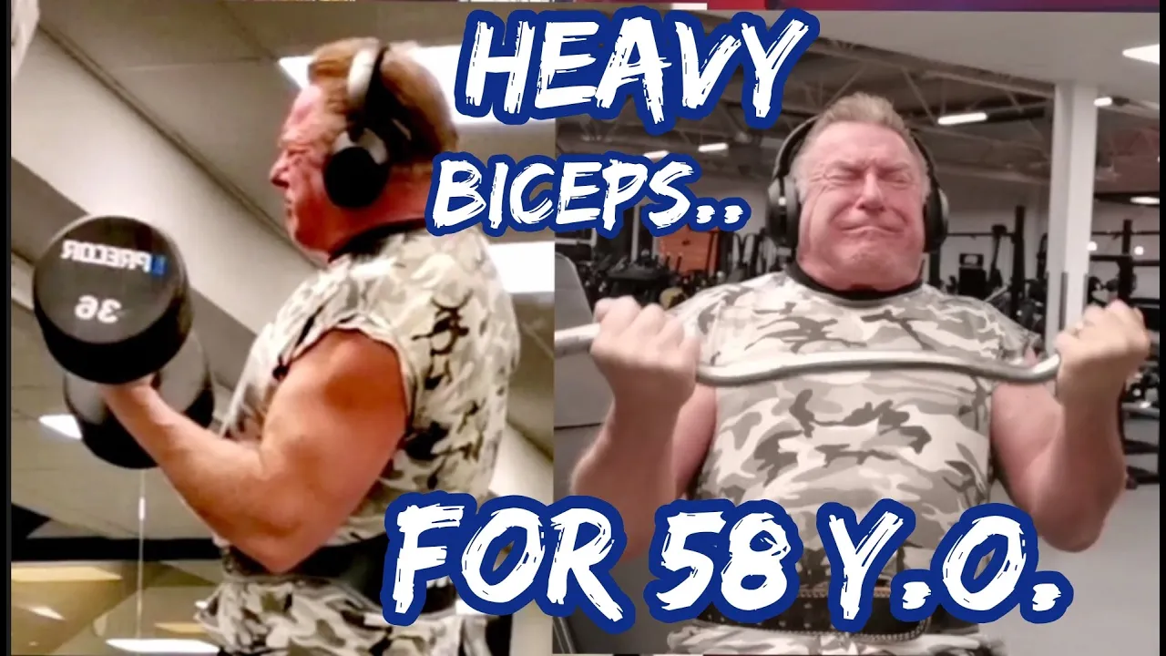 Heavy Biceps For 58 Year Old