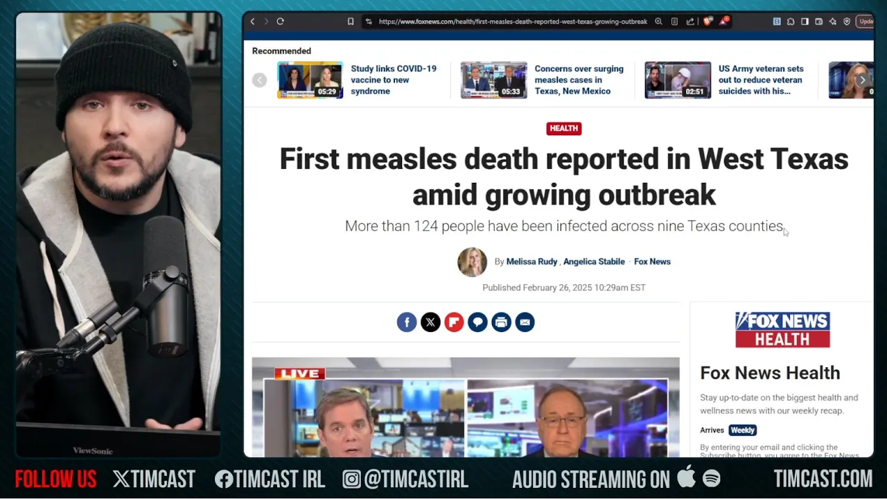 Liberals BLAME RFK Jr As First Measles Death Hits Texas Amid Outbreak, HE JUST GOT CONFIRMED