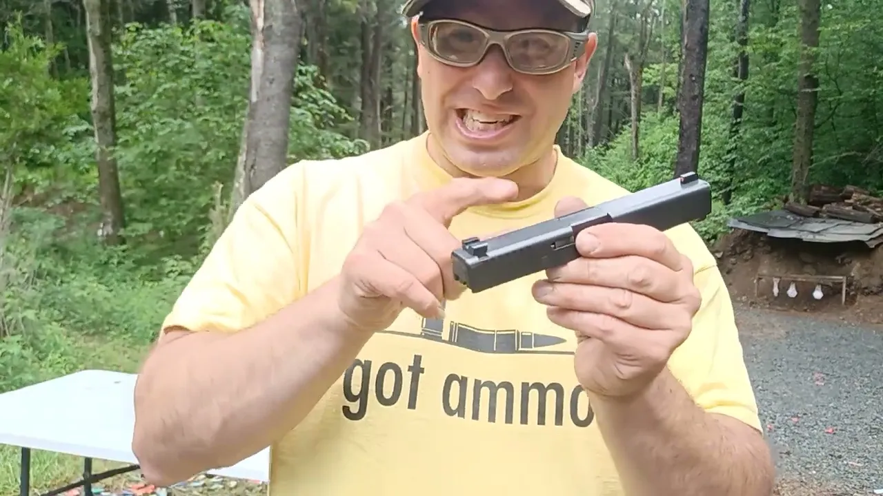 Ruger Mark IV pistol at 65 yds
