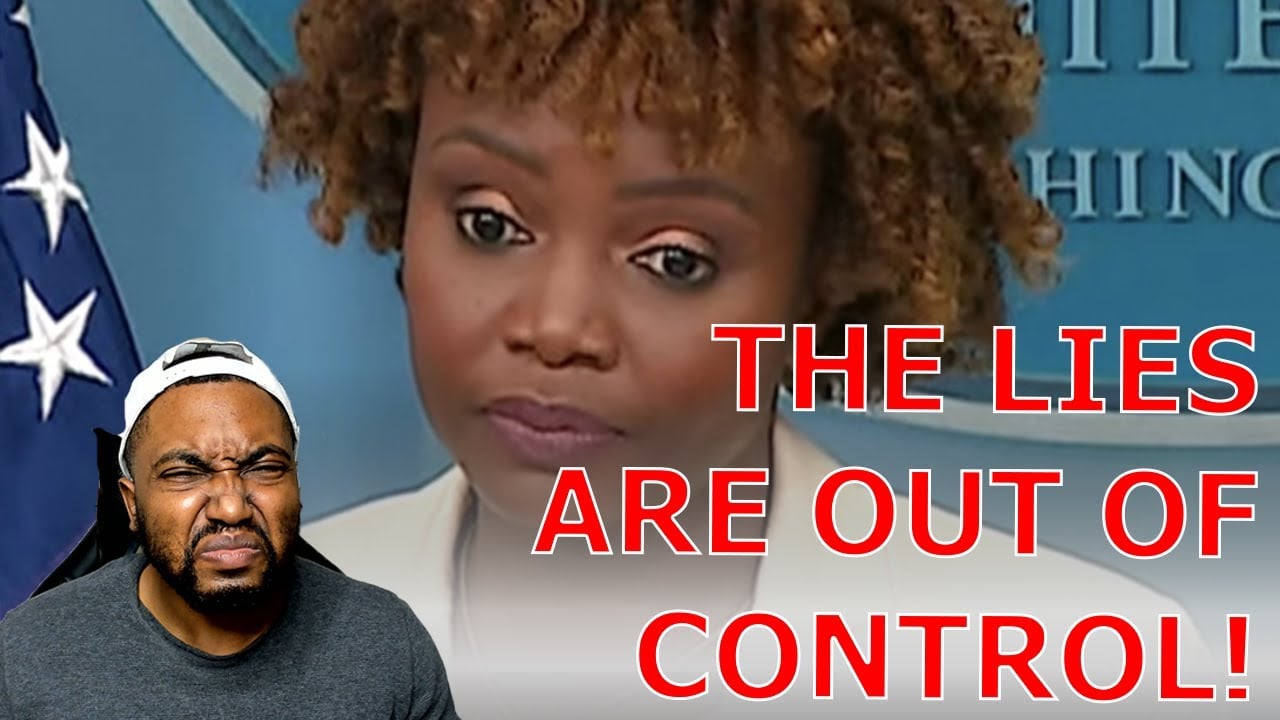 Karine Jean Pierre Turns Into Stuttering Mess After Liberal Media Calls Her Out On Joe Biden's Lies!