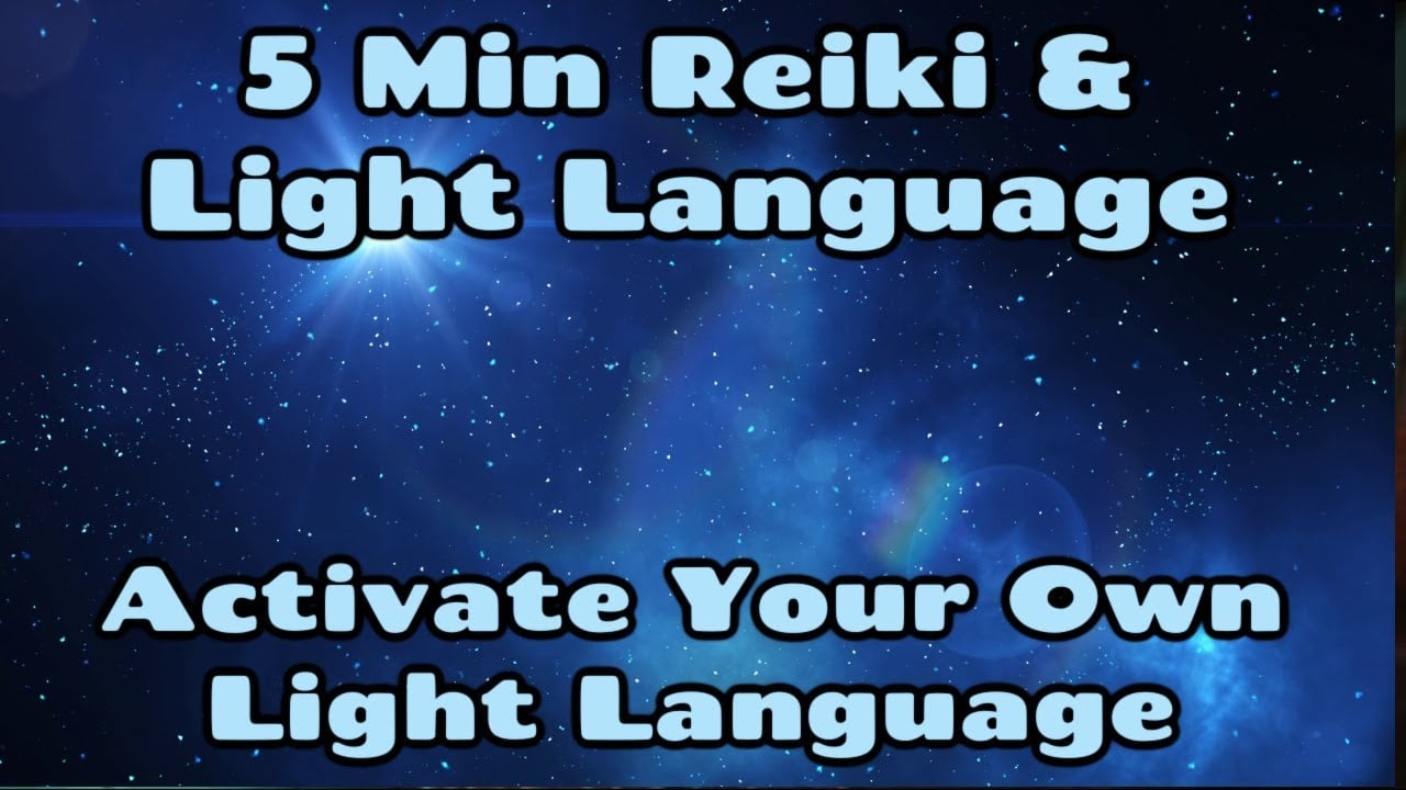 Reiki & Light Language✨Activate Your  Own Light Language✨5 Min Sesh / Healing Hands Series