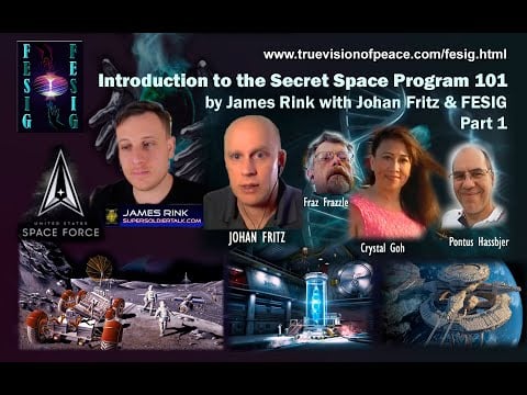 Introduction to the Secret Space Program 101, James Rink, Johan Fritz, FESIG 18 Nov 2020