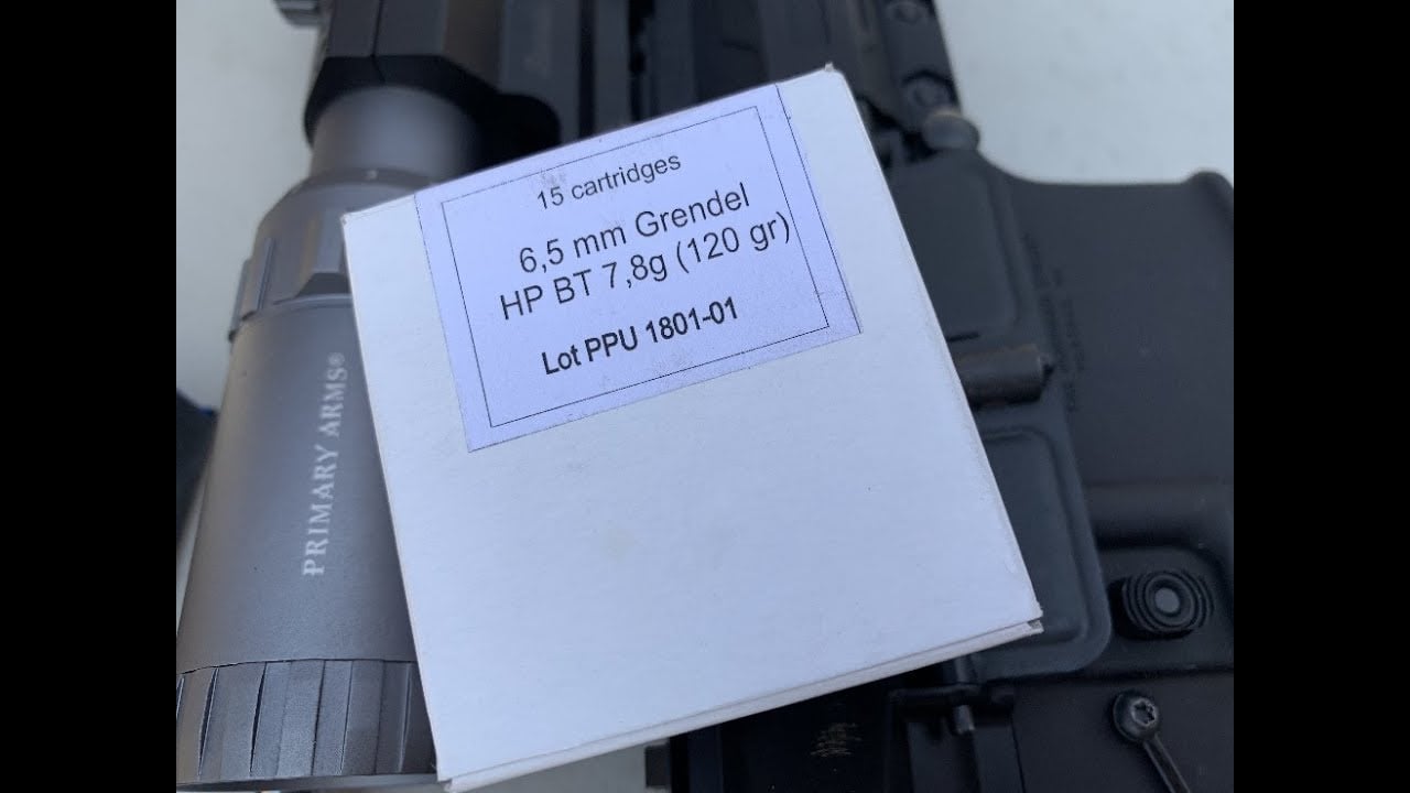 6.5 Grendel (6.5x39mm), 120gr BTHP, Prvi Partizan Review