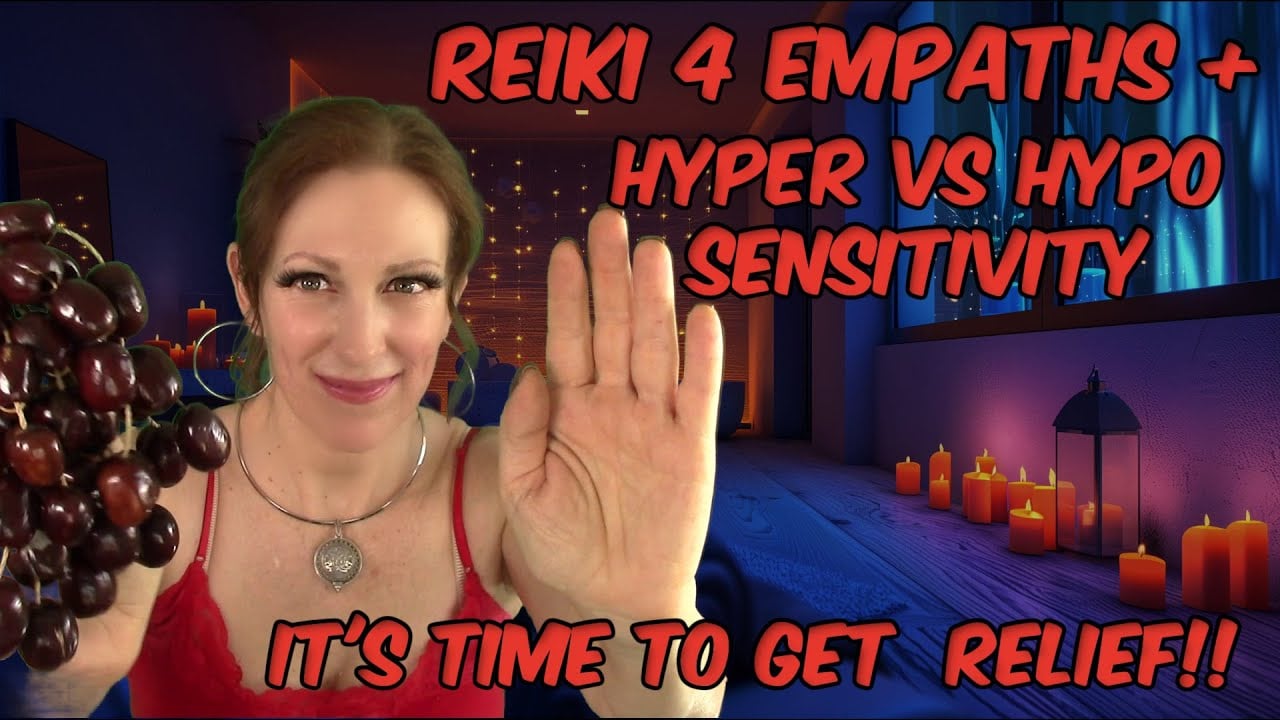 Reiki For Empaths✨Hyper To Low Sensitivity✨Crystals + Slabs💎Sound Bath👂NRG Support & Clear✋💚🤚