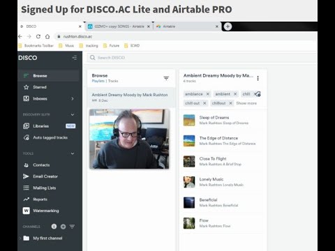 Signed Up for DISCO.AC Lite and Airtable PRO