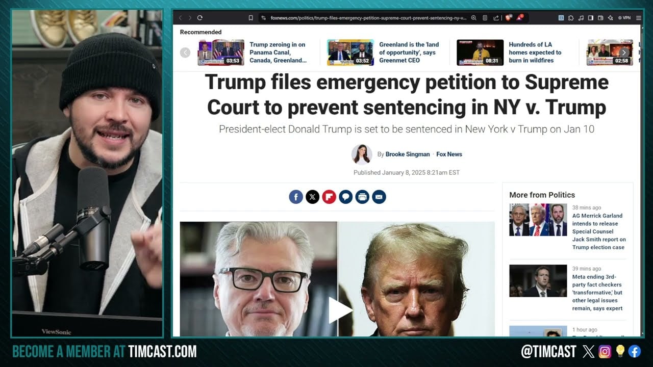 Trump Files EMERGENCY Stay With Supreme Court To BLOCK Democrat HOAX Sentencing, END Lawfare