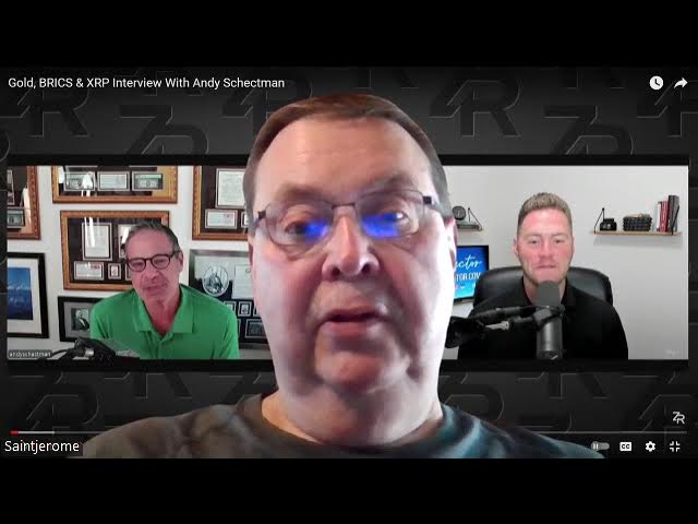 XRP vs. Gold! Andy Schectman & Zach Rector talk review by Saintjerome, Secret: Andy has XRP! 5-25-24