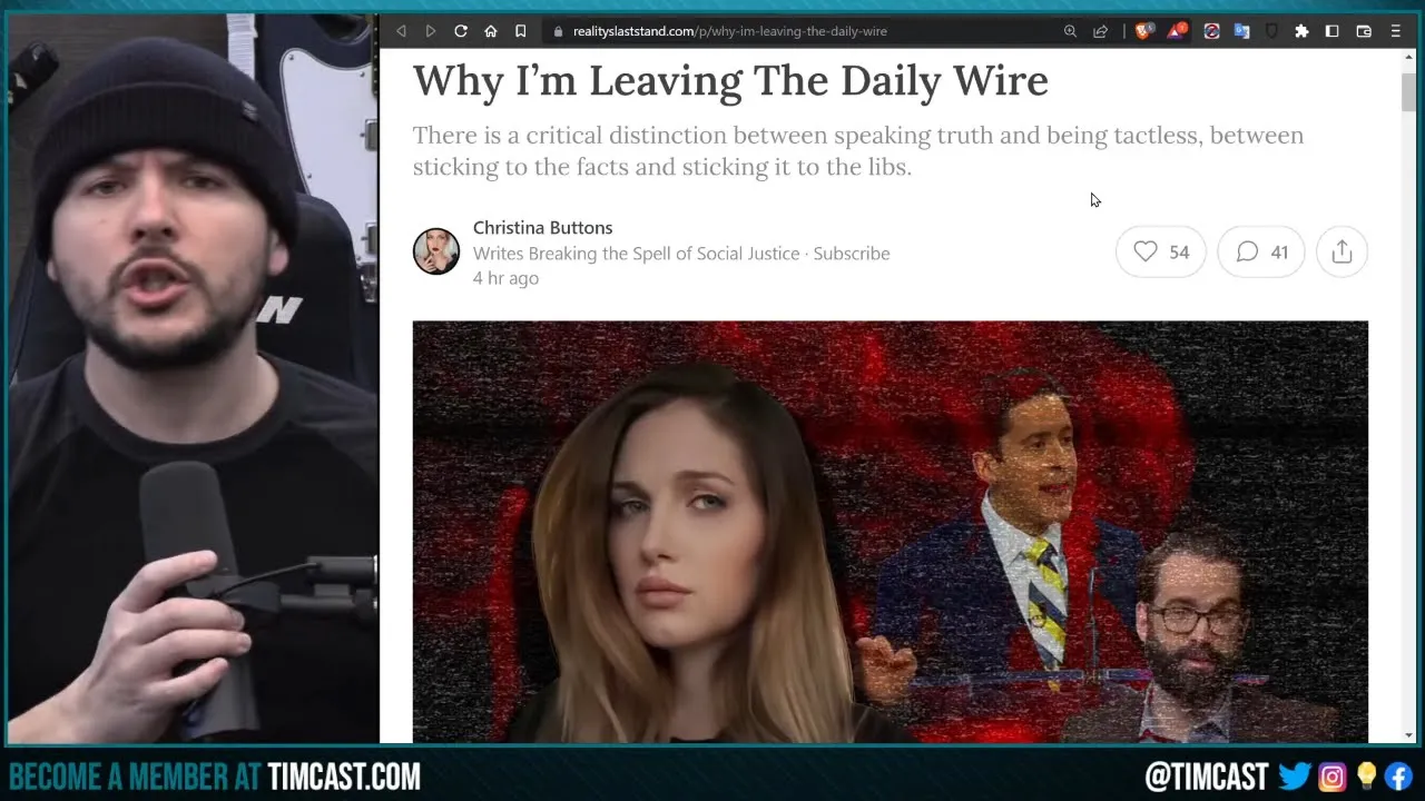 Daily Wire Reporter QUITS Over Matt Walsh Being TOO MEAN, But Matt Walsh IS RIGHT