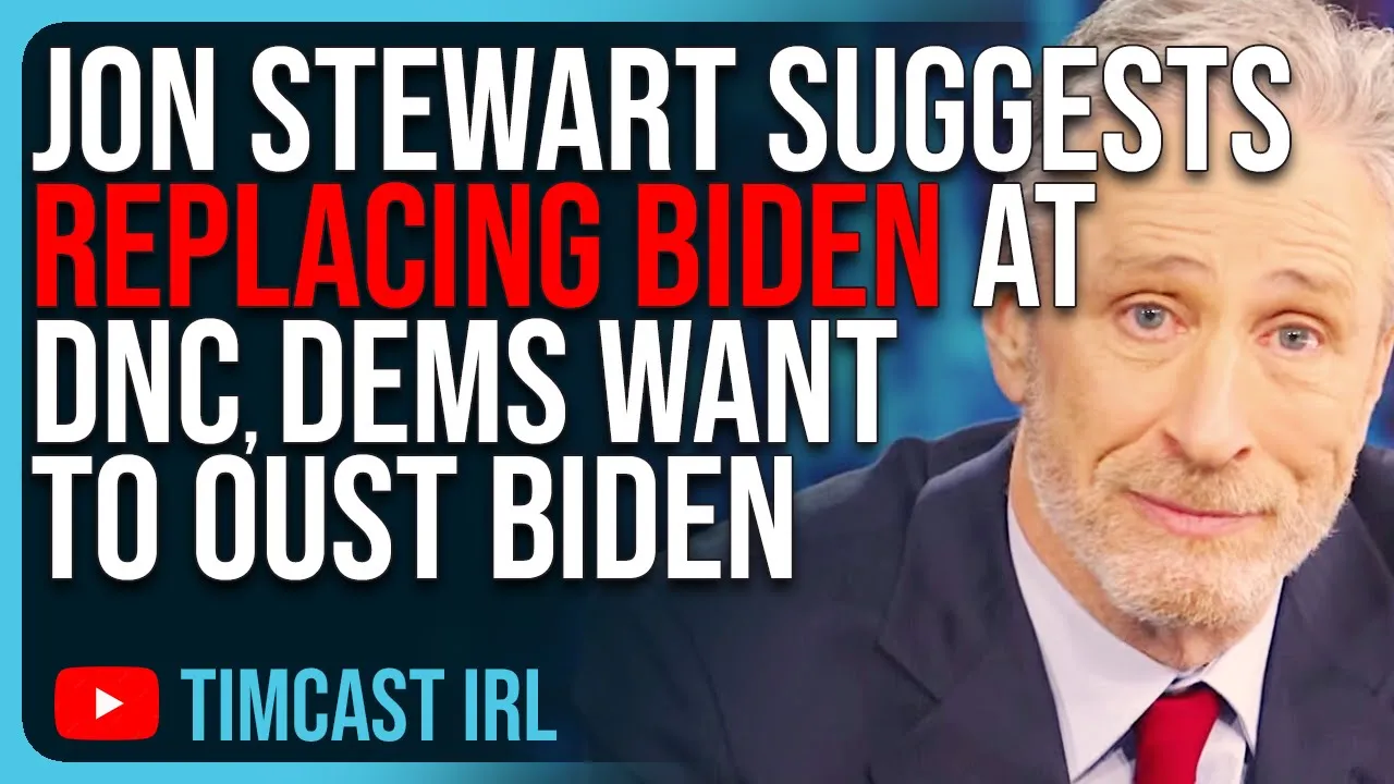 Jon Stewart Suggests REPLACING Biden At DNC, Democrats Are Proposing A COUP To Oust Biden