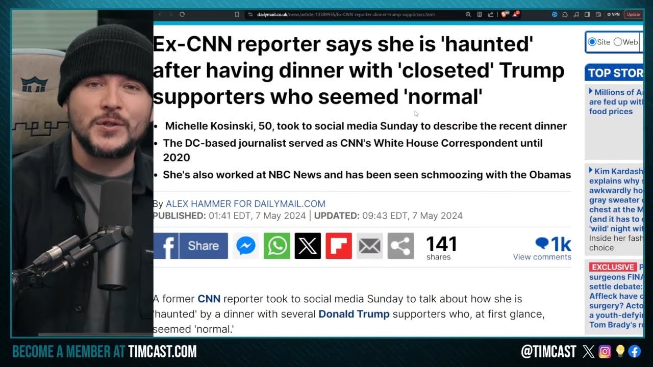 Democrat Journalist ROASTED After Saying Shes HAUNTED After Learning Friends Were CLOSETED MAGAS