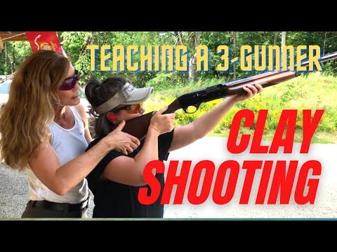 Shooting Clays with a 3-Gunner