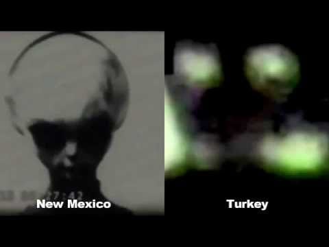 Alien footage of Roswell UFO crash survivor