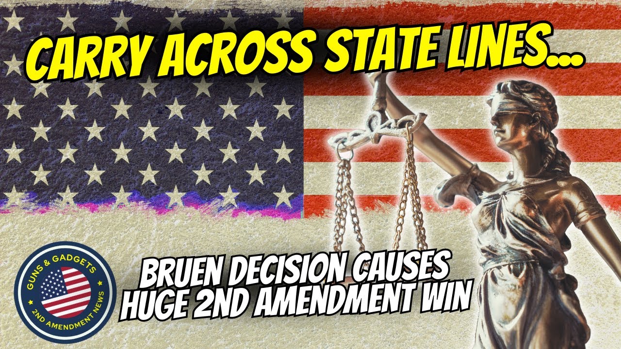 HUGE 2A WIN Re: Carry Across State Lines!!