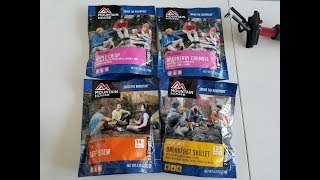 testing mre/camping meals from mountain house