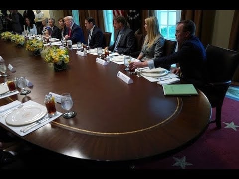 President Trump Has a Working Lunch with Governors on Workforce Freedom and Mobility PCVtv