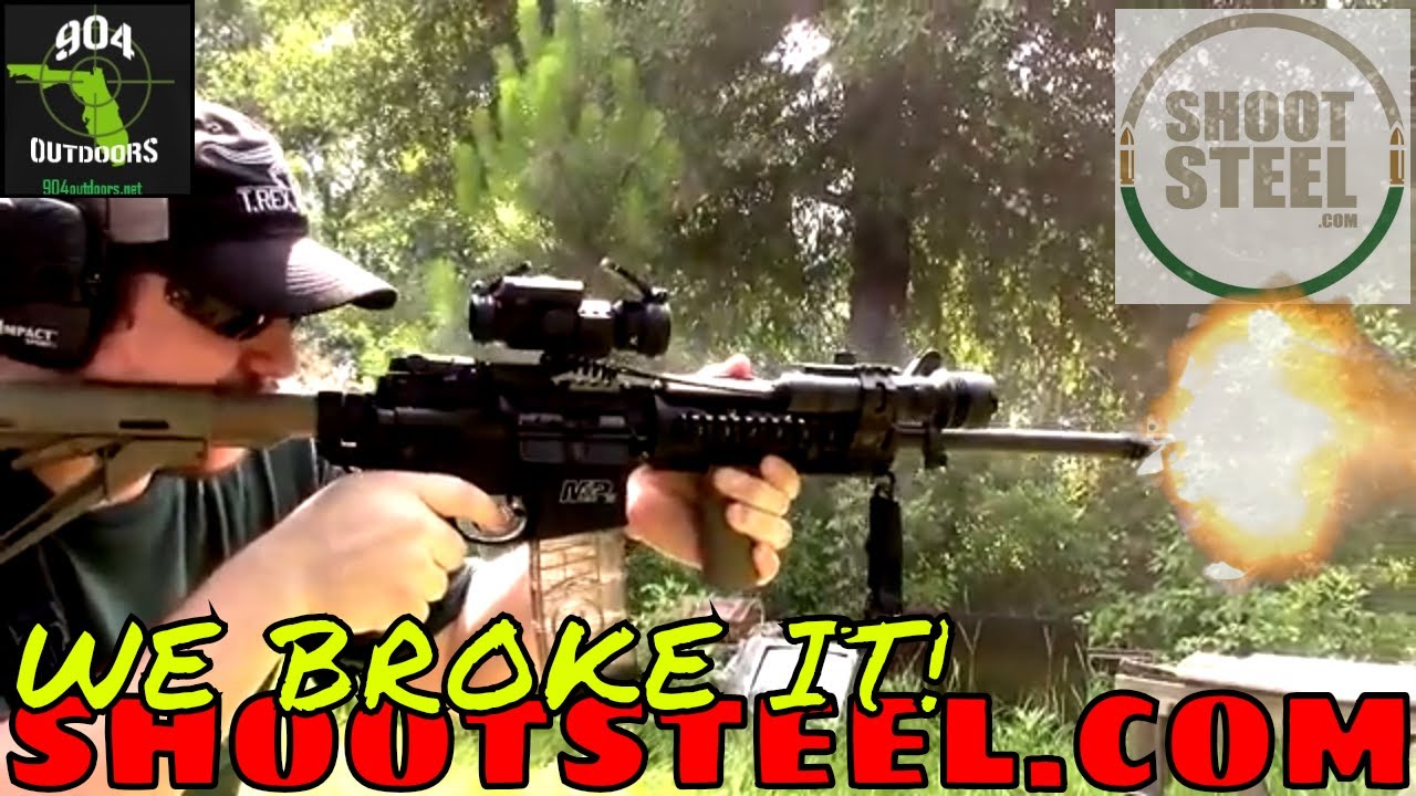 We Broke It! - Testing a ShootSteel.com AR500 Target