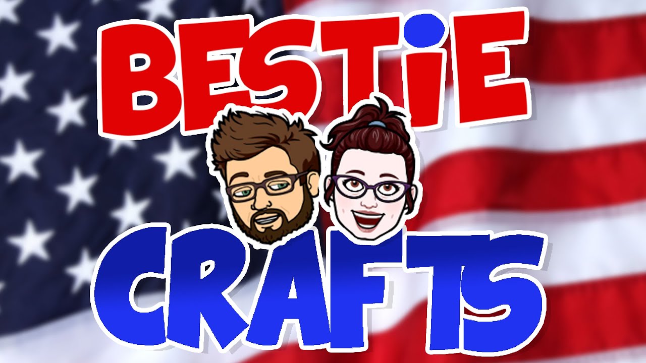 Bestie Crafts -  Fun Craft 4th of July Banner making tutorial