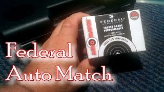 Federal Automatch 22 Ammo   Performance