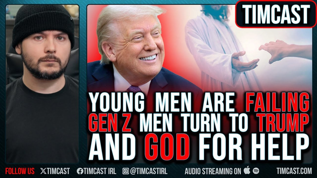 Young Men ARE FAILING, Men Turn To Trump And GOD For Help