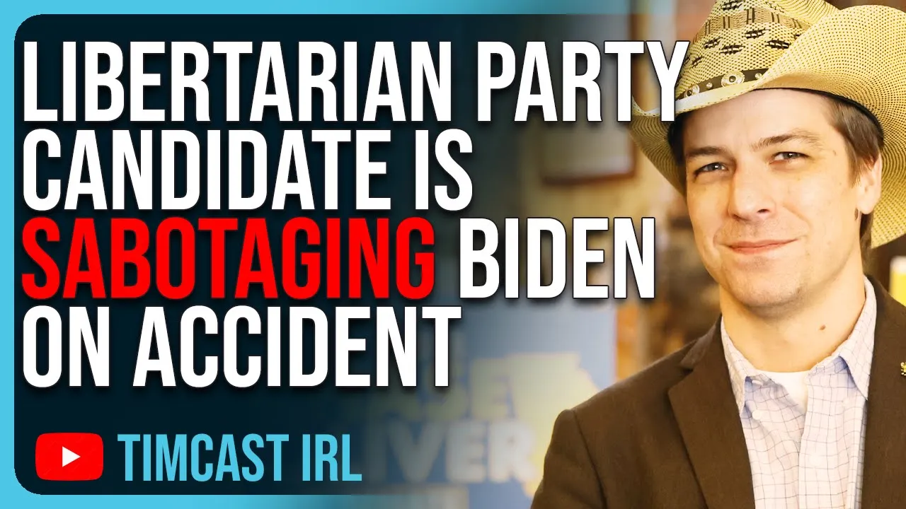 Libertarian Party Candidate Is SABOTAGING Joe Biden On Accident, Trump Wins Over LP