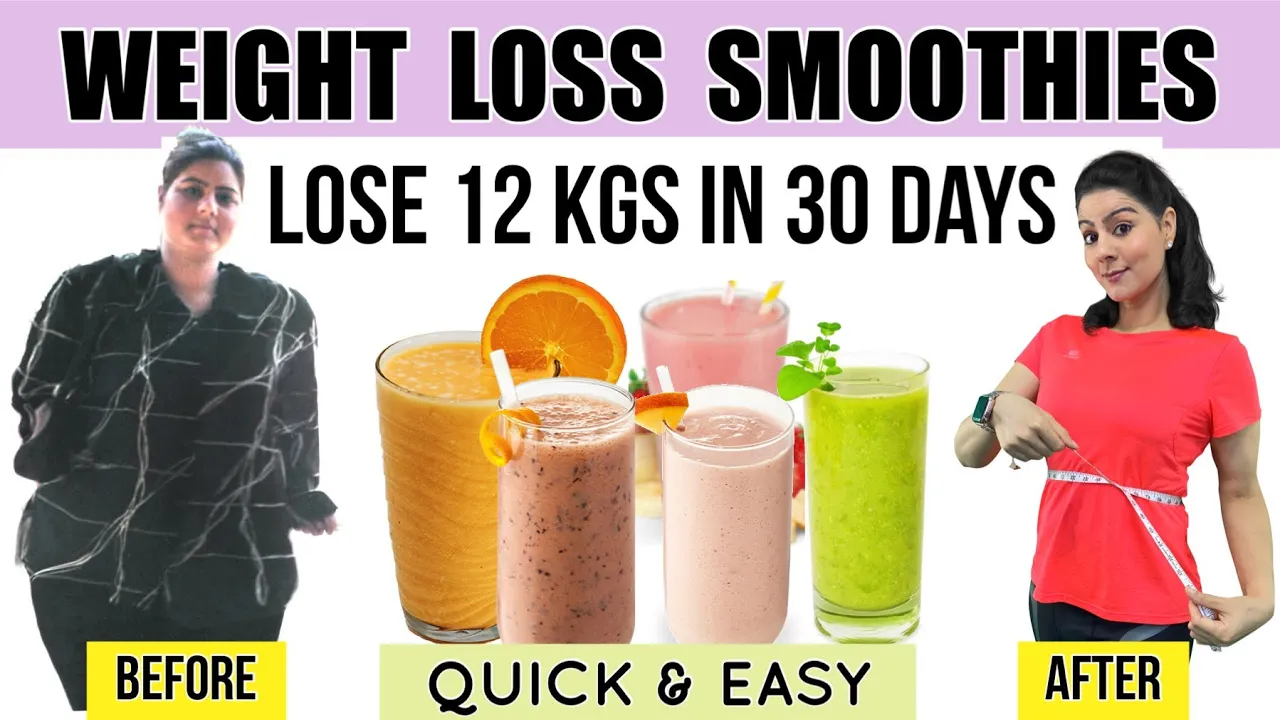 5 Healthy Breakfast Smoothies For Weight Loss | Easy Smoothie Recipes | Best Healthy Smoothies