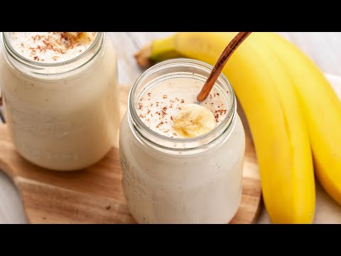 How to Make Banana Smoothie - Home Cooking Lifestyle
