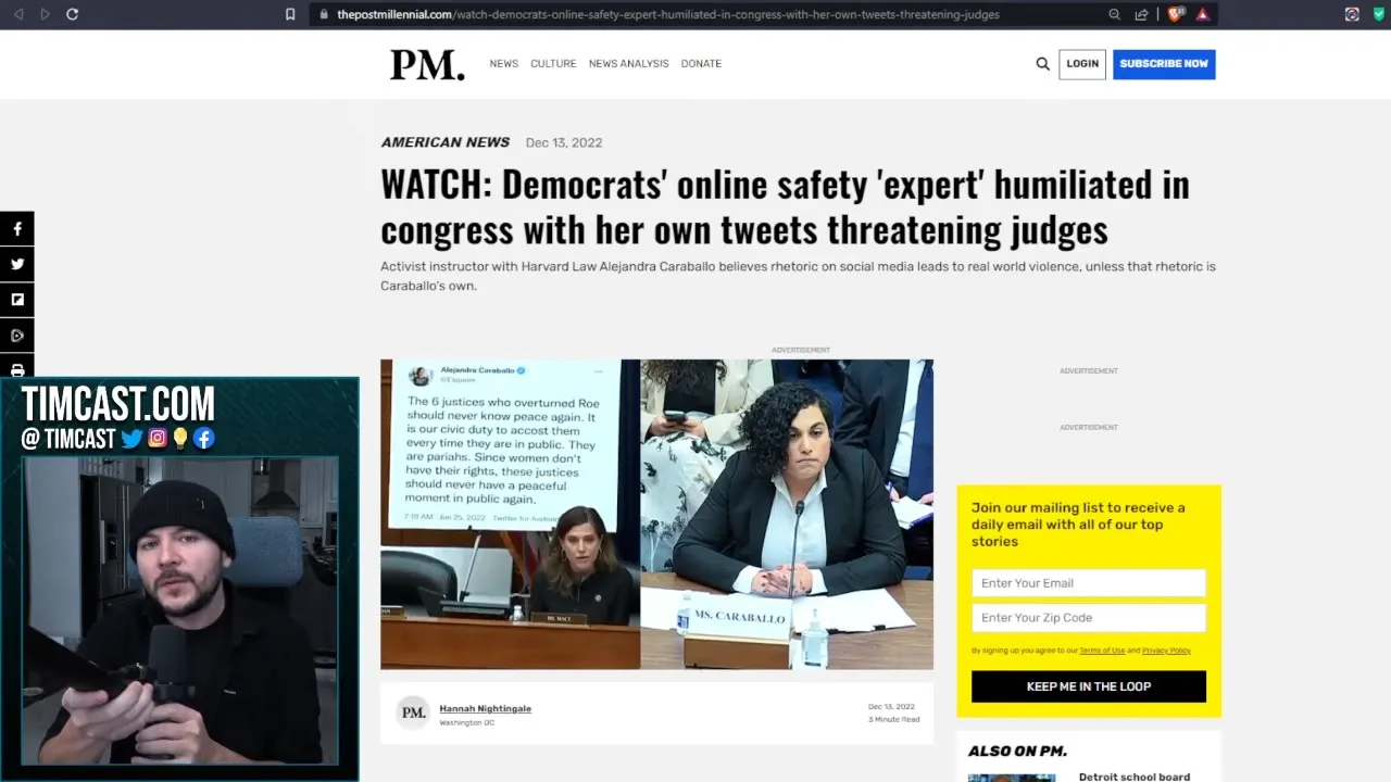Woke Leftist HUMILIATED In Congress After Being CAUGHT Calling For Violence On Twitter And LYING