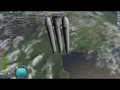 Kerbal Space Program - Launch and retrieve boosters