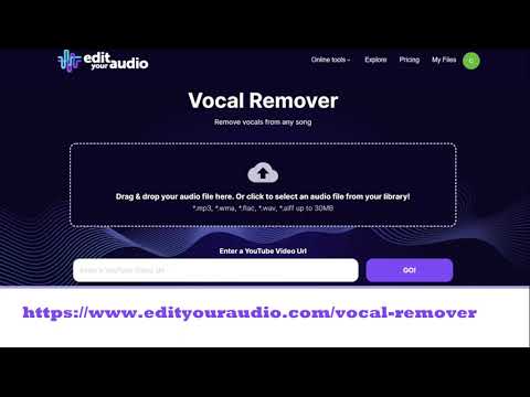 VOCAL REMOVER   REMOVE VOCALS FROM ANY SONG FOR FREE
