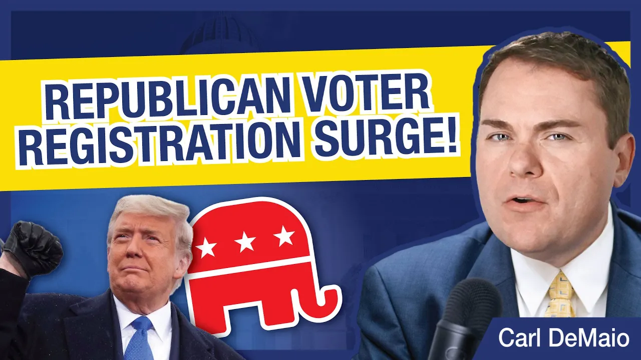 A Republican Voter Registration Surge in CA!