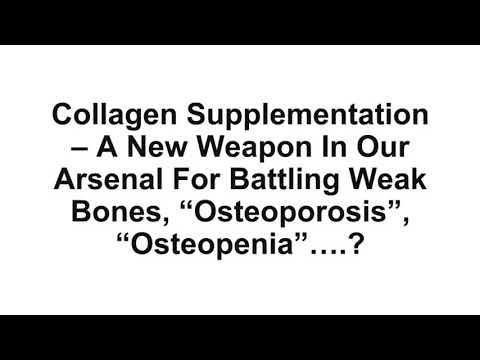 Collagen For Bone Health?