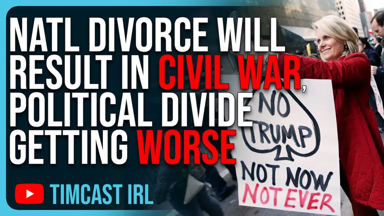 National Divorce Will Result In A CIVIL WAR, Political Divide In America Is GETTING WORSE