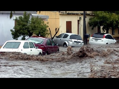 Heavy rain, hail and flooding hit Argentina! Cordoba
