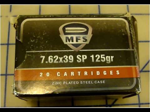 MFS 7.62x39 SP 125gr Gel Test 32"+ Penetration