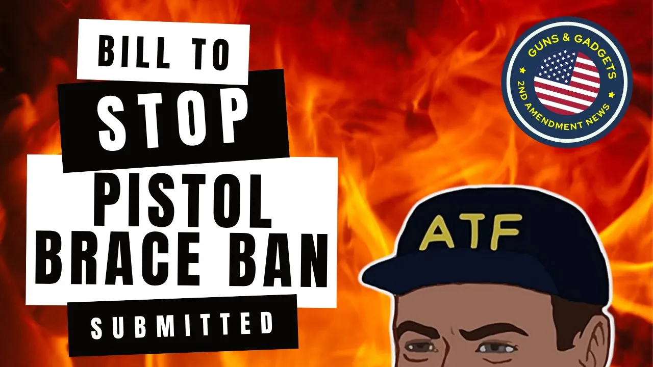 BINGO! Bill Submitted To Stop ATF Pistol Brace Rule In It's Tracks!