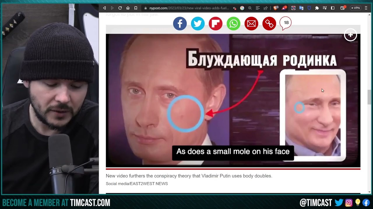 New Video Claims PROOF Putin is Using BODY DOUBLES In Ukraine, Media Cries CONSPIRACY THEORY