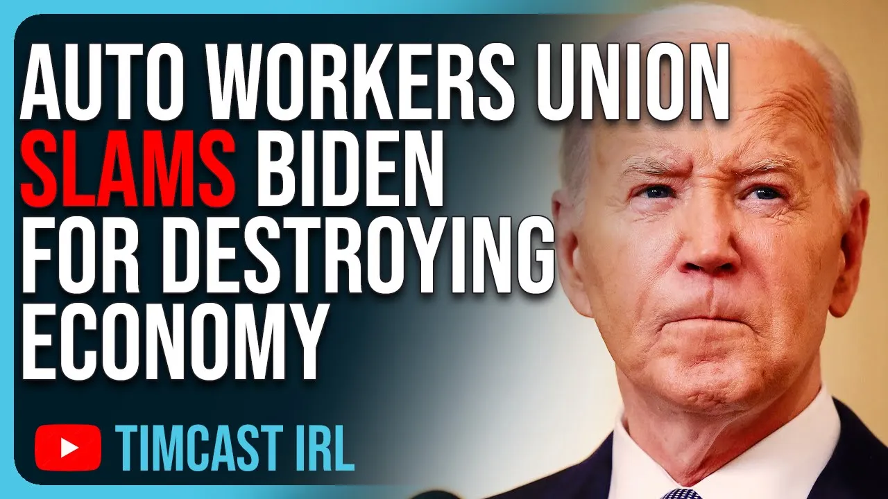 Auto Workers Union SLAMS Biden For DESTROYING Economy, Democrats Have LOST Unions, Trump Winning