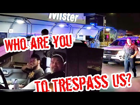 Trespassing A "Security Guard" From A Property He Says He's Securing