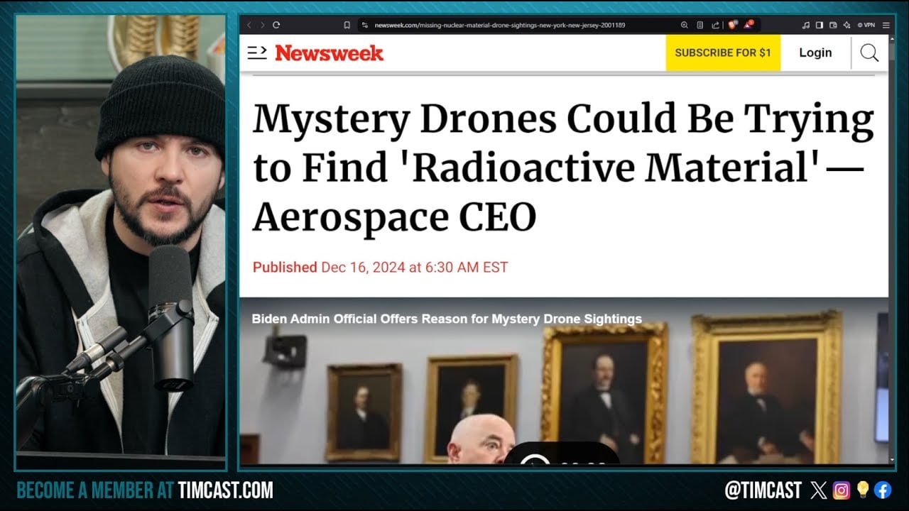 Drones Looking For DIRTY BOMB In NJ Claims Viral Video, False Flag To STOP Trump Feared, Start WW3