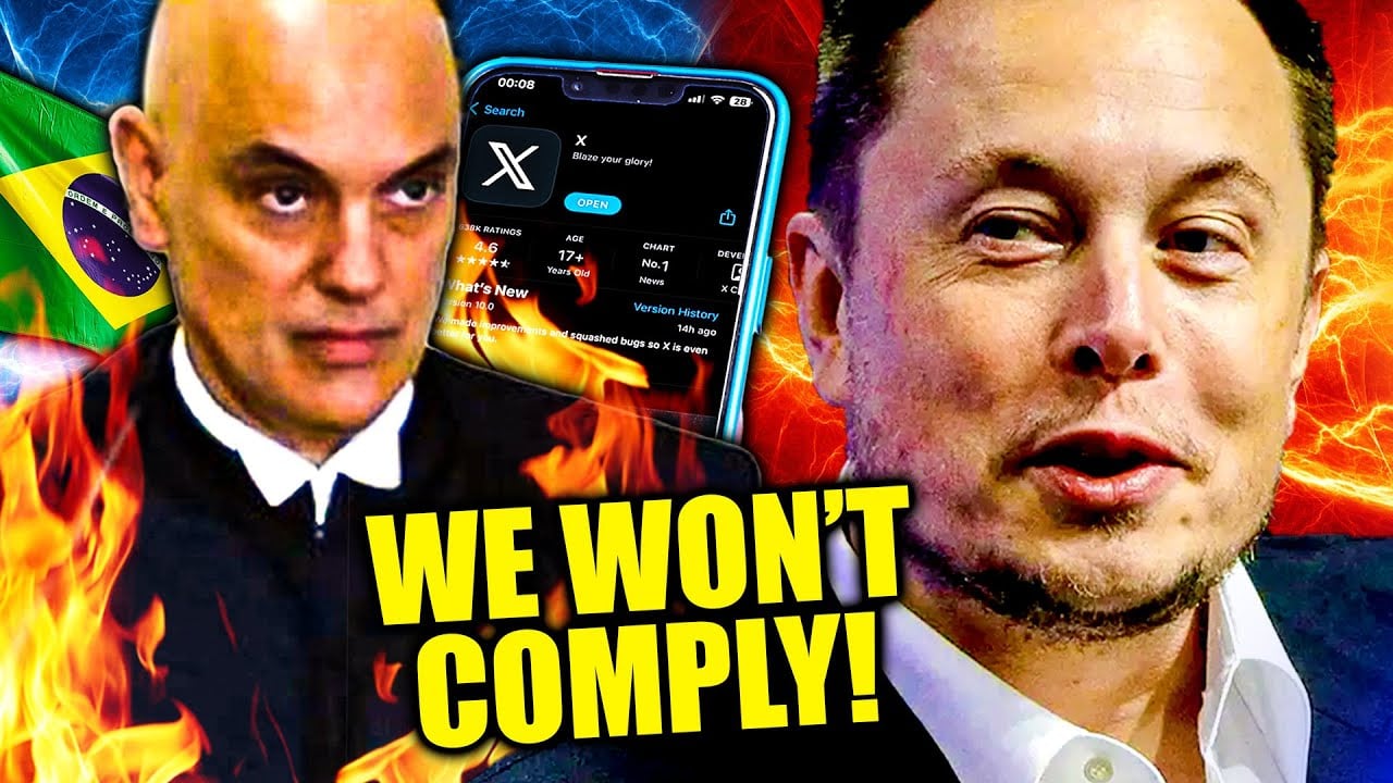 Elon Musk DEFIES Brazil’s CRACKDOWN on Free Speech!!!