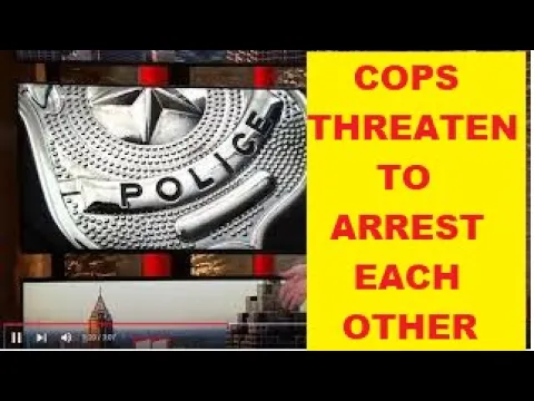 Gov Power - Sheriff & Cop Threaten To Arrest Each Other - Wish One Of Had Balls To Do It