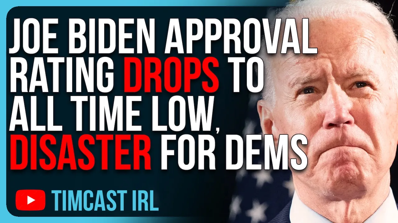 Joe Biden Approval Rating Drops To ALL TIME LOW, DISASTER For Democrats