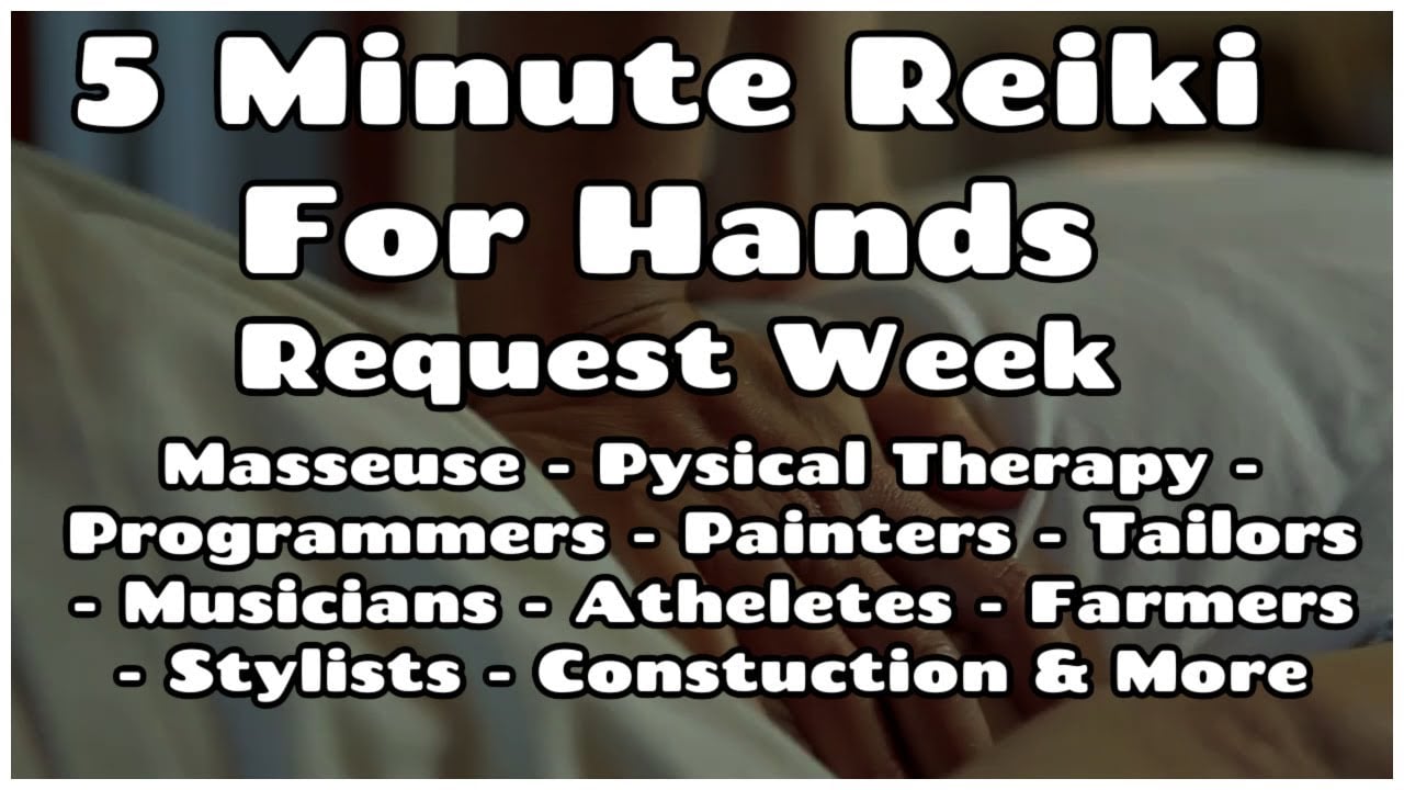 Reiki For Hands✨ 5 Minute Session✋🤍🤚Healing Hands Series