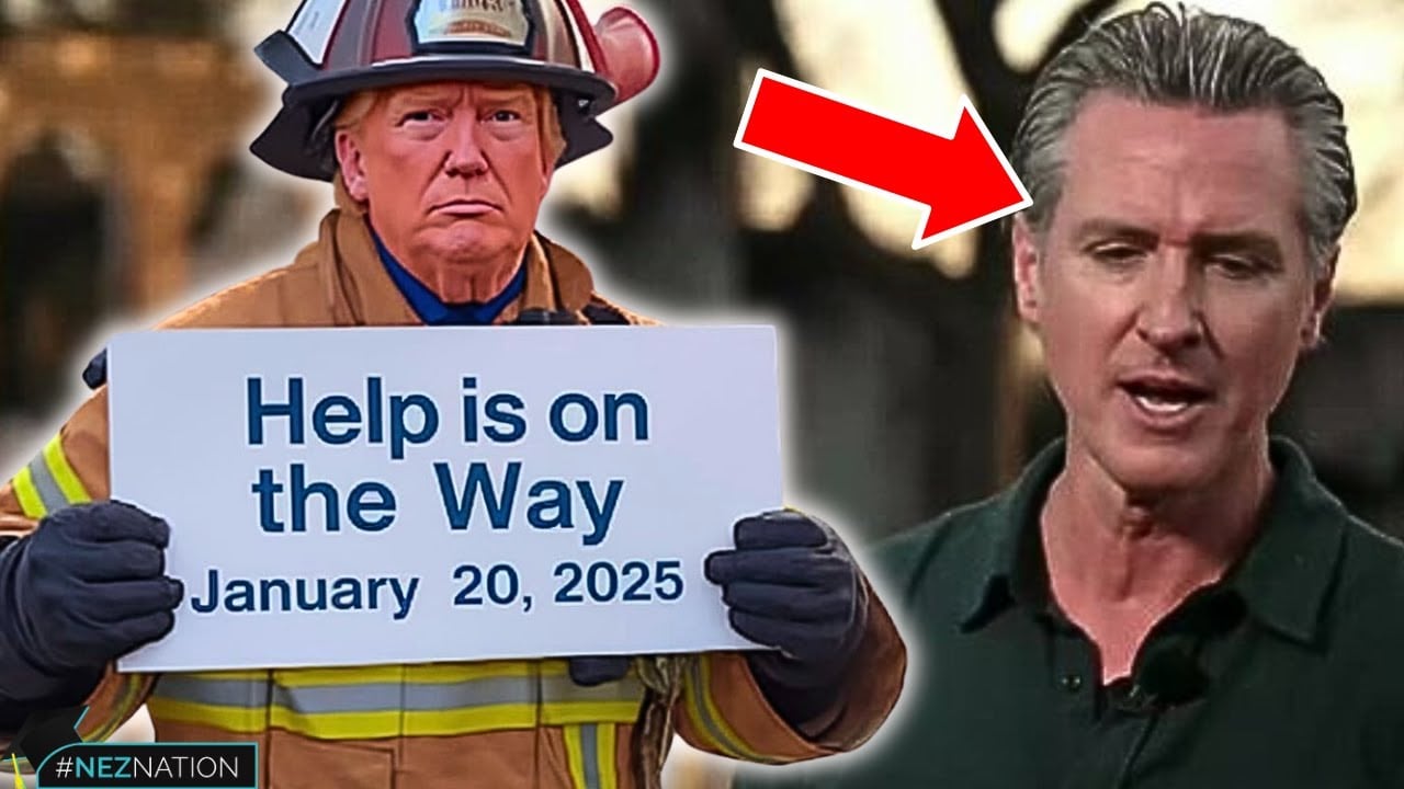 🚨Newsom in DESPERATION Blames Trump for California Wildfires After Getting CAUGHT OOZING!